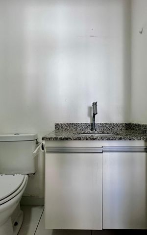 Apartamento à venda com 34m², 1 quarto e 1 vaga Apartamento à venda com 34m², 1 quarto e 1 vagaBanheiro