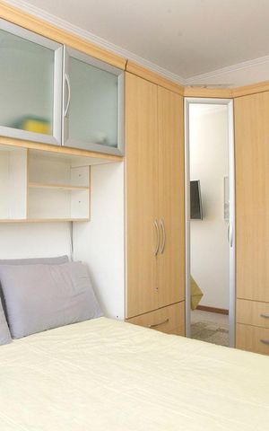 Apartamento à venda com 56m², 1 quarto e sem vagaQuarto
