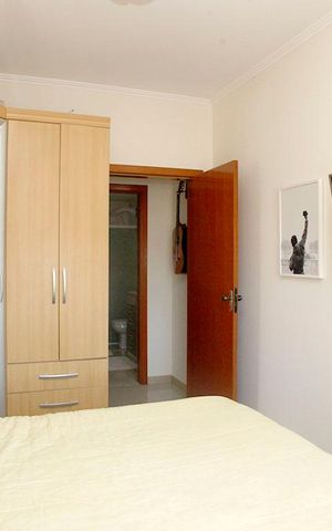 Apartamento à venda com 56m², 1 quarto e sem vagaQuarto