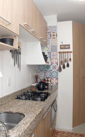 Apartamento à venda com 56m², 1 quarto e sem vagaCozinha