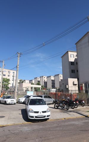 Apartamento à venda com 50m², 2 quartos e 1 vagaFachada e portaria