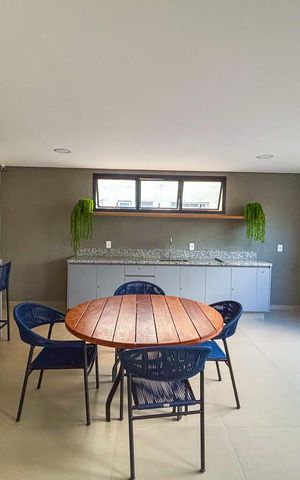 Studio para alugar com 35m², 1 quarto e sem vaga Studio para alugar com 35m², 1 quarto e sem vagaÁrea comum - Salão de festas