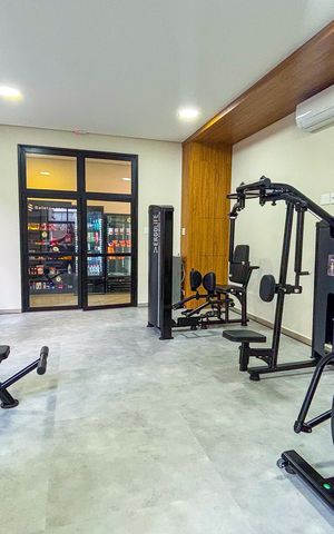 Studio para alugar com 35m², 1 quarto e sem vaga Studio para alugar com 35m², 1 quarto e sem vagaÁrea comum - Academia