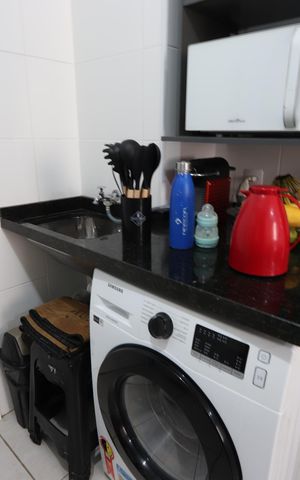 Apartamento à venda com 34m², 2 quartos e sem vagaCozinha - Lavanderia