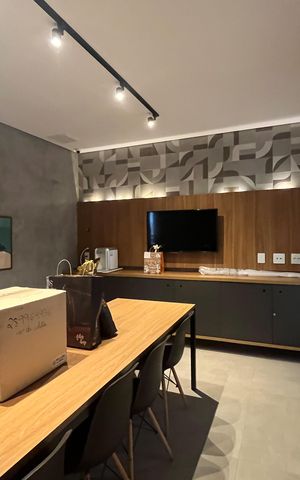 Apartamento para alugar com 65m², 1 quarto e 1 vagaÁrea comum - Sala de reunião