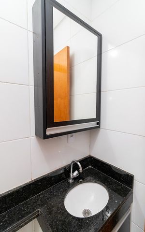 Apartamento para alugar com 45m², 2 quartos e sem vagaBanheiro