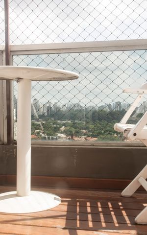 Apartamento para alugar com 50m², 1 quarto e 1 vagaVaranda