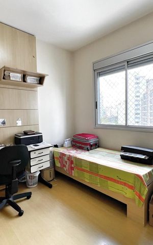 Apartamento à venda com 142m², 4 quartos e 3 vagasQuarto 4