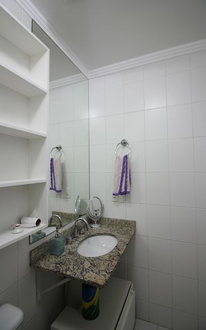 Apartamento para alugar com 92m², 2 quartos e 2 vagasBanheiro Social