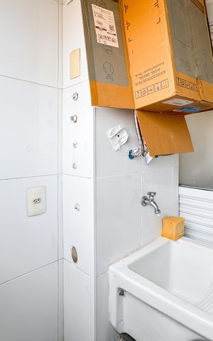Studio para alugar com 32m², 1 quarto e 1 vaga Studio para alugar com 32m², 1 quarto e 1 vagaÁrea de Serviço