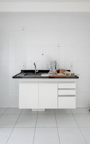 Studio para alugar com 32m², 1 quarto e 1 vaga Studio para alugar com 32m², 1 quarto e 1 vagaCozinha
