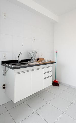 Studio para alugar com 32m², 1 quarto e 1 vaga Studio para alugar com 32m², 1 quarto e 1 vagaCozinha