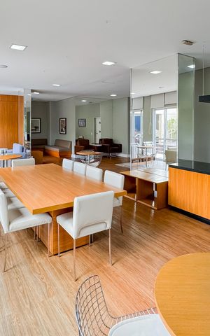 Studio para alugar com 32m², 1 quarto e 1 vaga Studio para alugar com 32m², 1 quarto e 1 vagaSalão de Festas