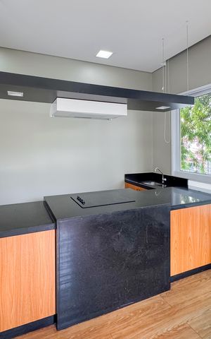 Studio para alugar com 32m², 1 quarto e 1 vaga Studio para alugar com 32m², 1 quarto e 1 vagaSalão de Festas