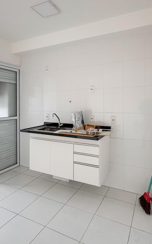 Studio para alugar com 32m², 1 quarto e 1 vaga Studio para alugar com 32m², 1 quarto e 1 vagaCozinha