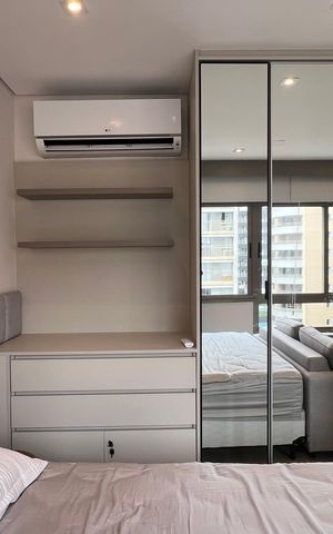 Studio à venda com 26m², 1 quarto e sem vaga Studio à venda com 26m², 1 quarto e sem vagaQuarto