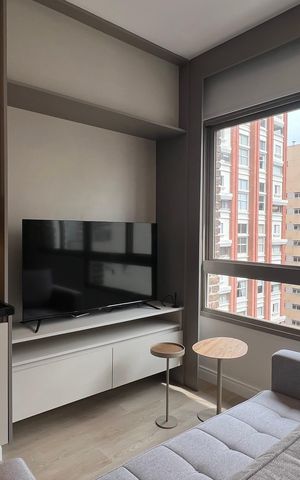 Studio à venda com 26m², 1 quarto e sem vaga Studio à venda com 26m², 1 quarto e sem vagaSala