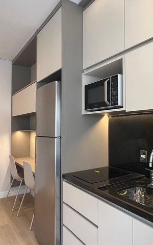 Studio à venda com 26m², 1 quarto e sem vaga Studio à venda com 26m², 1 quarto e sem vagaCozinha