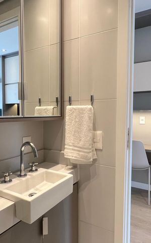 Studio à venda com 26m², 1 quarto e sem vaga Studio à venda com 26m², 1 quarto e sem vagaBanheiro