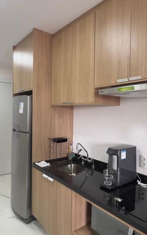 Studio à venda com 26m², 1 quarto e sem vaga Studio à venda com 26m², 1 quarto e sem vagaCozinha