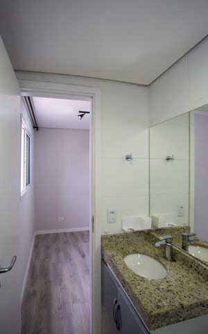 Apartamento à venda com 108m², 3 quartos e 2 vagasBanheiro do Quarto 