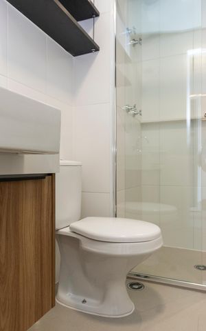 Studio à venda com 29m², 1 quarto e sem vaga Studio à venda com 29m², 1 quarto e sem vagaBanheiro