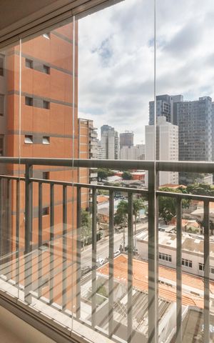 Studio à venda com 29m², 1 quarto e sem vaga Studio à venda com 29m², 1 quarto e sem vagaVaranda