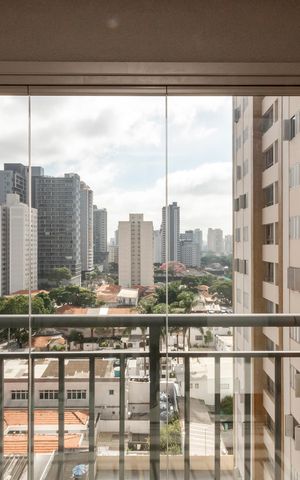 Studio à venda com 29m², 1 quarto e sem vaga Studio à venda com 29m², 1 quarto e sem vagaVaranda