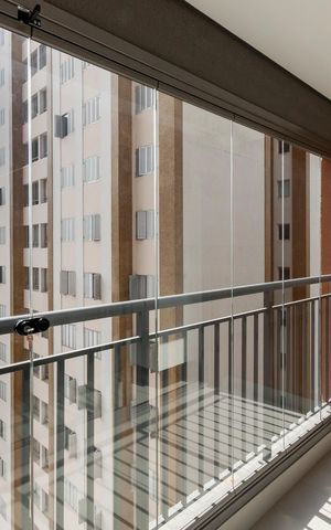 Studio à venda com 29m², 1 quarto e sem vaga Studio à venda com 29m², 1 quarto e sem vagaVaranda