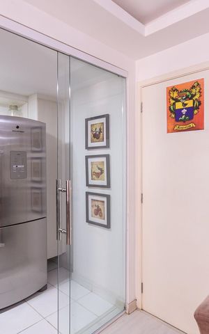 Apartamento à venda com 62m², 2 quartos e 1 vagaCozinha e Área de Serviço