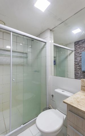 Apartamento à venda com 62m², 2 quartos e 1 vagaBanheiro da Suíte