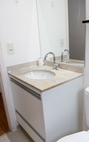 Apartamento à venda com 62m², 2 quartos e 2 vagas Apartamento à venda com 62m², 2 quartos e 2 vagasBanheiro da Suíte 2