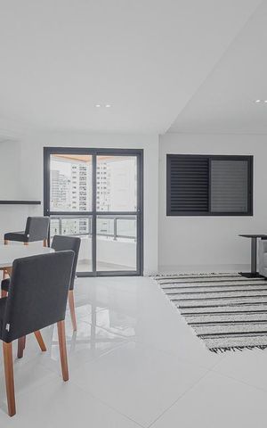 Apartamento para alugar com 110m², 2 quartos e 3 vagasSala