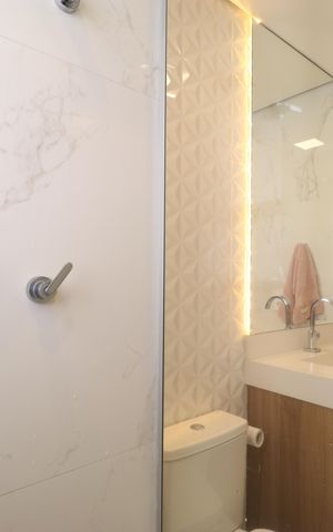 Apartamento para alugar com 69m², 2 quartos e 2 vagasBanheiro da Suíte