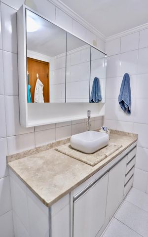 Apartamento à venda com 134m², 3 quartos e 1 vaga Apartamento à venda com 134m², 3 quartos e 1 vagaBanheiro do Quarto 1