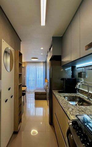 Studio à venda com 29m², 0 quarto e sem vaga Studio à venda com 29m², 0 quarto e sem vagaCozinha