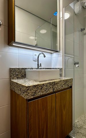 Studio à venda com 29m², 0 quarto e sem vaga Studio à venda com 29m², 0 quarto e sem vagaBanheiro