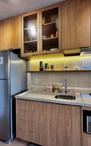 Studio à venda com 26m², 1 quarto e sem vaga Studio à venda com 26m², 1 quarto e sem vagaCozinha