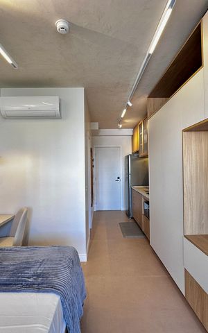 Studio à venda com 26m², 1 quarto e sem vaga Studio à venda com 26m², 1 quarto e sem vagaQuarto