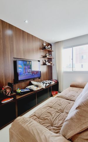 Apartamento à venda com 96m², 3 quartos e 2 vagas Apartamento à venda com 96m², 3 quartos e 2 vagasSala