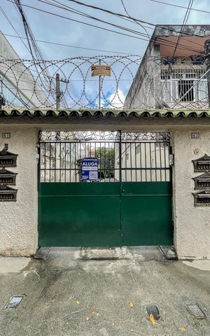 Casa para alugar com 80m², 2 quartos e sem vagaFachada e placa