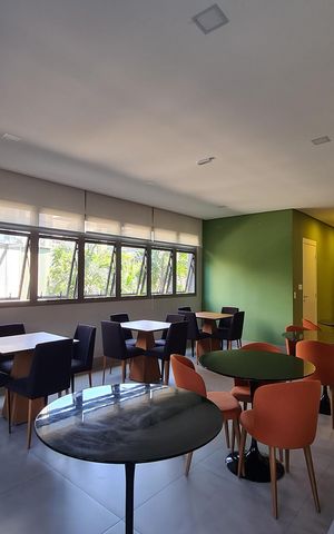 Studio à venda com 29m², 1 quarto e sem vaga Studio à venda com 29m², 1 quarto e sem vagaÁrea comum - Salão de festas