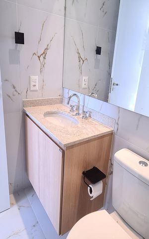 Studio à venda com 29m², 1 quarto e sem vaga Studio à venda com 29m², 1 quarto e sem vagaBanheiro