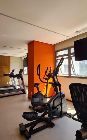 Studio à venda com 29m², 1 quarto e sem vaga Studio à venda com 29m², 1 quarto e sem vagaÁrea comum - Academia