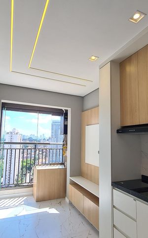 Studio à venda com 29m², 1 quarto e sem vaga Studio à venda com 29m², 1 quarto e sem vagaSala
