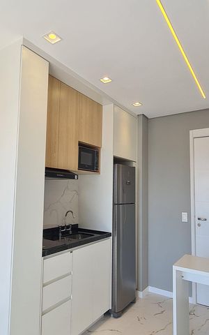 Studio à venda com 29m², 1 quarto e sem vaga Studio à venda com 29m², 1 quarto e sem vagaCozinha/Sala