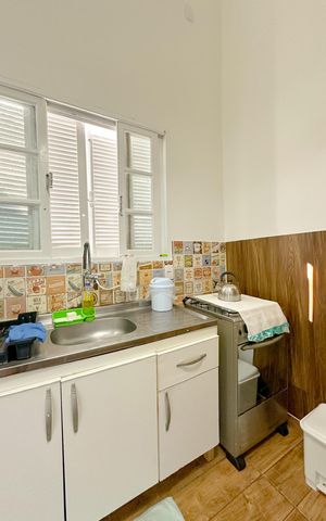 Casa para alugar com 50m², 1 quarto e 2 vagasCozinha