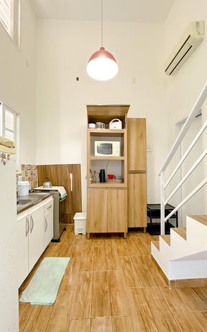 Casa para alugar com 50m², 1 quarto e 2 vagasCozinha