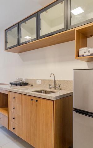 Studio à venda com 26m², 1 quarto e sem vagaStudio