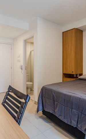 Studio à venda com 26m², 1 quarto e sem vagaStudio